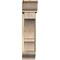 Ekena Millwork Balboa Traditional Rough Sawn Bracket w/ Offset Brace, Douglas Fir, 8"W x 26"D x 34"H BKT0806X26X34BOA01RDF - alternate 2